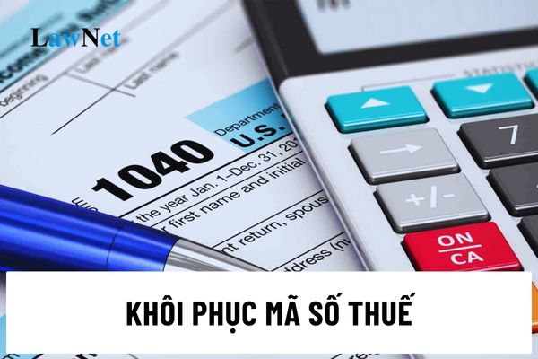 Khôi phục mã số thuế như thế nào theo Luật Quản lý thuế 2019?