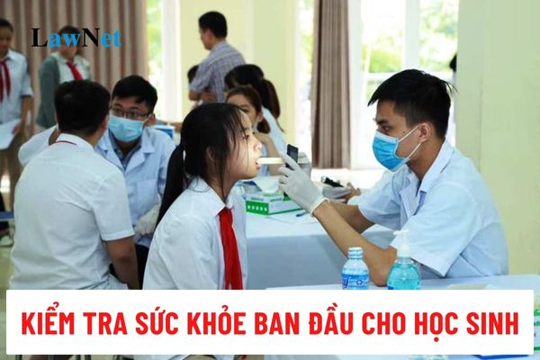 Ho Chi Minh City: Initial Health Check-up for Students, Report on Students' Health Status?