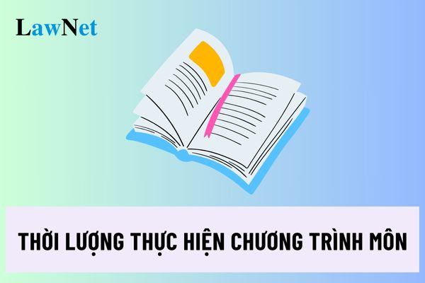 Thời lượng thực hiện chương trình môn ngữ văn ở các cấp học ra sao?