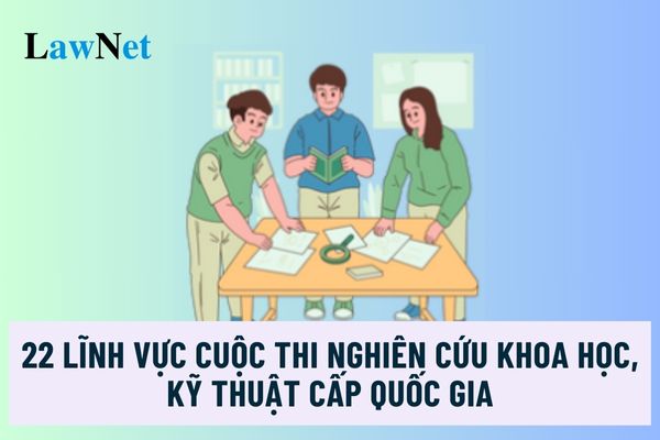 22 lĩnh vực cuộc thi nghiên cứu khoa học, kỹ thuật cấp quốc gia dành cho học sinh THCS, THPT là gì?