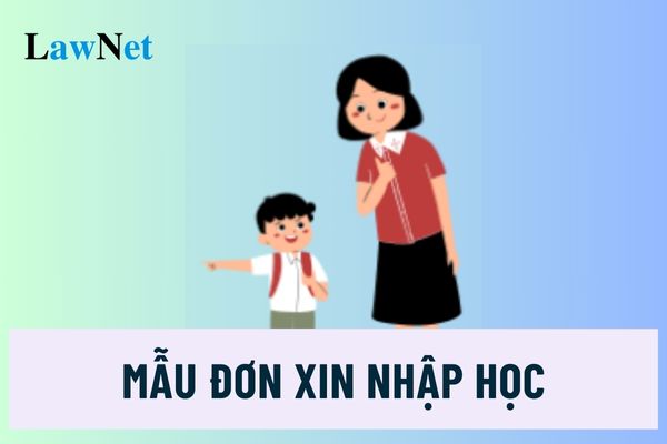 Mẫu đơn xin nhập học cho học sinh tiểu học vào lớp 1 ra sao?