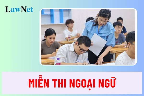 Thí sinh có được miễn thi ngoại ngữ nếu không được quy đổi điểm để tính vào tổng điểm xét tốt nghiệp?