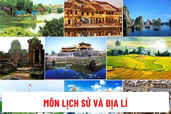 Quan điểm xây dựng chương trình môn Lịch sử và Địa lí cấp tiểu học là gì?