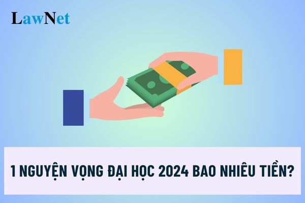 1 nguyện vọng đại học 2024 bao nhiêu tiền?