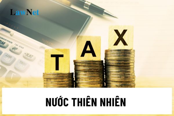 Nước thiên nhiên do hộ gia đình khai thác phục vụ sinh hoạt có tính thuế không?