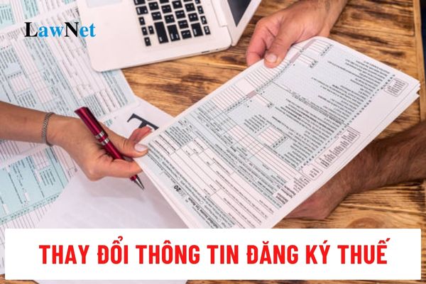 Thành phần hồ sơ thay đổi thông tin đăng ký thuế của cá nhân trực tiếp tại cơ quan thuế gồm những gì?