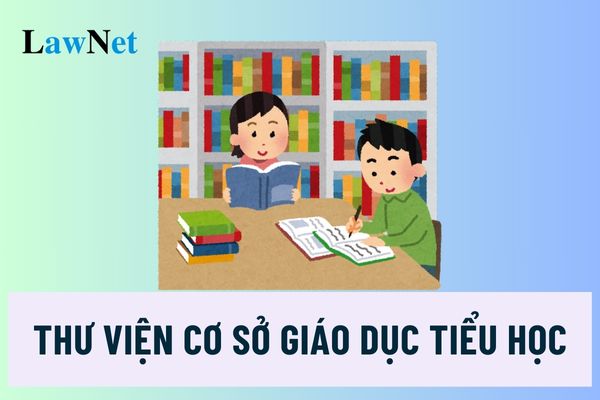 Thư viện cơ sở giáo dục tiểu học để được thành lập phải có những tài nguyên thông tin nào?