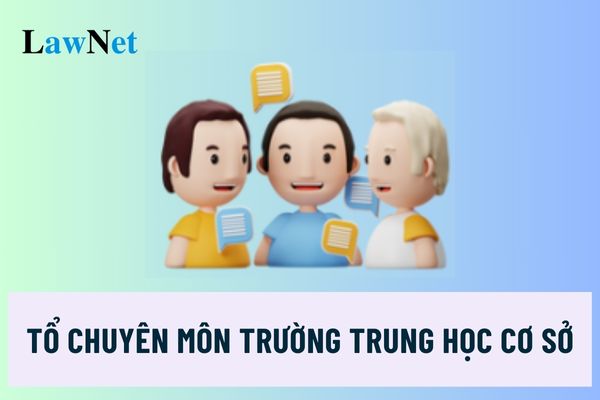 Tổ chuyên môn trường trung học cơ sở được quy định nhiệm vụ thế nào?