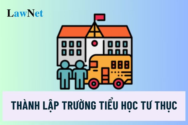 Điều kiện cho phép thành lập trường tiểu học tư thục là gì?