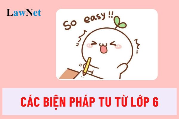 Các biện pháp tu từ lớp 6? Học sinh lớp 6 được học mấy biện pháp tu từ?