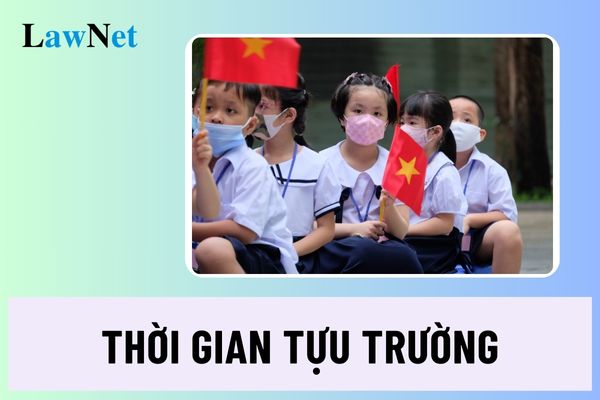 Đã có thời gian tựu trường học sinh các cấp năm học 2024 - 2025?