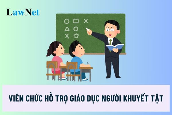 How to appoint the professional title of public employee supporting the education of persons with disabilities?