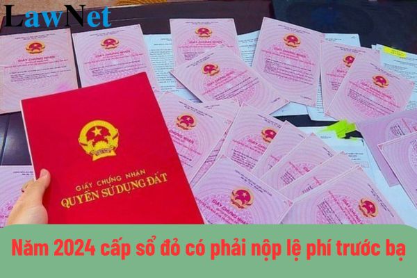 Năm 2024 cấp sổ đỏ có phải nộp lệ phí trước bạ không? Hạn nộp lệ phí trước bạ khi sang tên Sổ đỏ trong năm 2024 là khi nào?