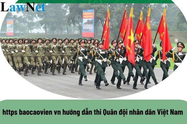 https baocaovien vn hướng dẫn đăng nhập thi Quân đội nhân dân Việt Nam 80 năm xây dựng chiến đấu và trưởng thành 2024?