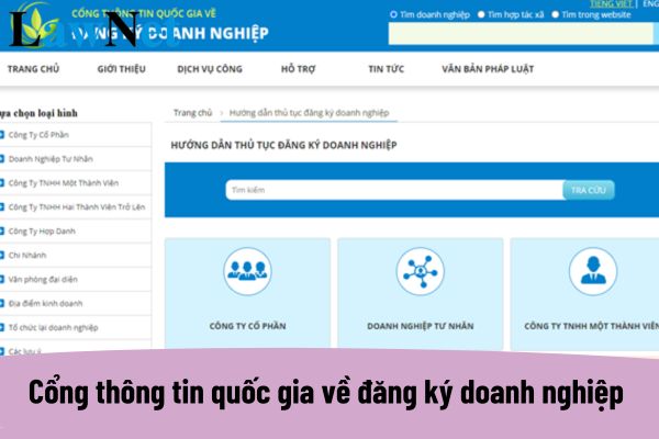 Cổng thông tin quốc gia về đăng ký doanh nghiệp là gì?