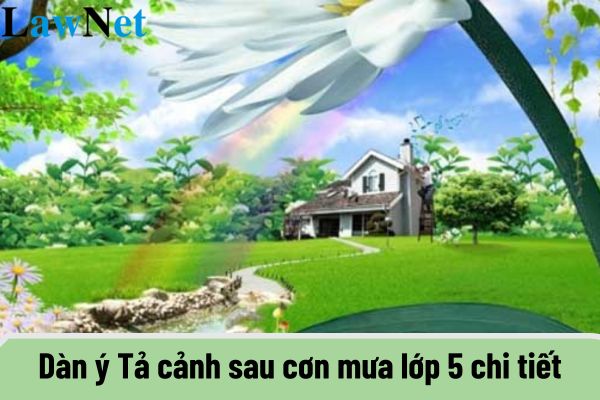 Dàn ý Tả cảnh sau cơn mưa lớp 5 chi tiết? Nội dung đánh giá học sinh tiểu học năm 2024 là gì?