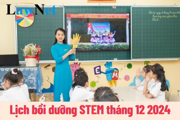 Lịch bồi dưỡng STEM tháng 12 năm 2024 TP Hồ Chí Minh? Quy trình xây dựng bài học STEM có gì?