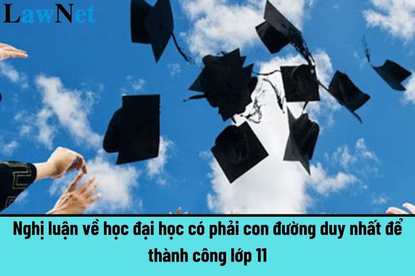 Mẫu bài văn nghị luận về học đại học có phải con đường duy nhất để thành công lớp 11? 04 mức đánh giá kết quả học tập cả năm học của học sinh lớp 11 là gì?