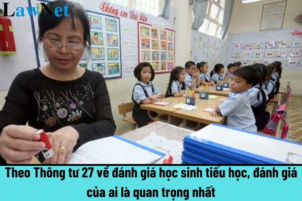 Theo Thông tư 27 về đánh giá học sinh tiểu học, đánh giá của ai là quan trọng nhất? 04 phương pháp đánh giá học sinh tiểu học theo Thông tư 27?