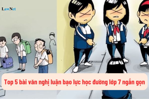 Top 5 bài văn nghị luận bạo lực học đường lớp 7 ngắn gọn? 