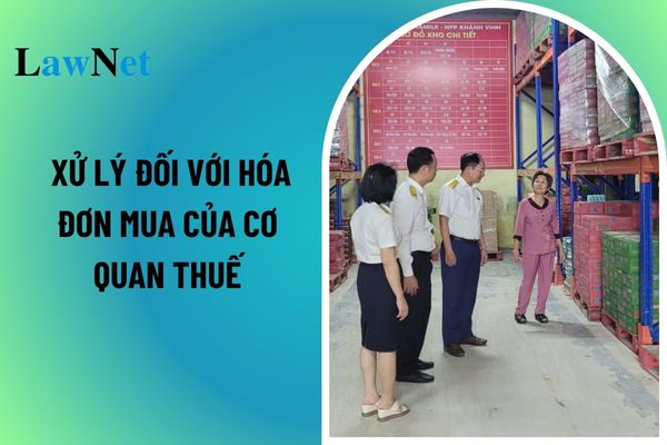 Xử lý đối với hóa đơn mua của cơ quan thuế đã lập trong những trường hợp nào?