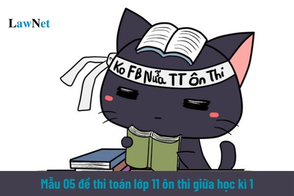 Mẫu 05 đề thi toán lớp 11 ôn thi giữa học kì 1? Mục tiêu chương trình môn toán lớp 11 là gì?