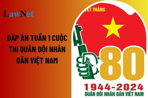 Đáp Án Tuần 1 Cuộc Thi Quân Đội Nhân Dân Việt Nam 80 Năm 2024 trên Báo Cáo Viên? Cuộc thi có phải do Bộ Giáo dục tổ chức không?