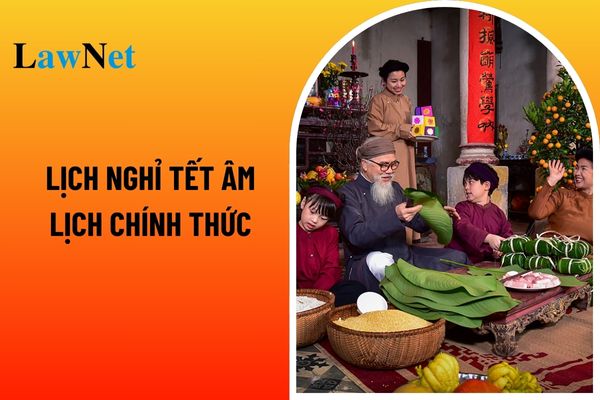 Chính thức nghỉ Tết Âm lịch 2025 từ ngày 25/1/2025? Có được nộp tờ khai thuế GTGT vào Mùng 6 Tết không?