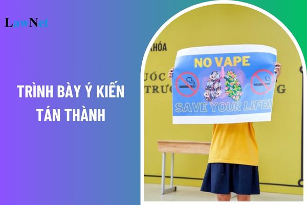 Trình bày ý kiến tán thành về một vấn đề trong đời sống có những mẫu bài văn nghị luận nào?