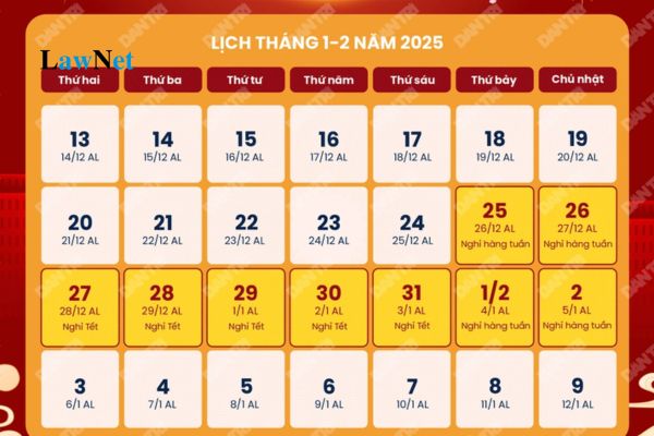 Lịch nghỉ Tết chính thức? Thời hạn nộp thuế TNDN tạm tính Quý 4/2024 là khi nào? 