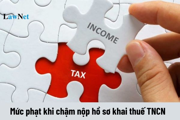 Chậm nộp hồ sơ khai thuế TNCN tháng 10 năm 2024 thì bị xử phạt bao nhiêu tiền?