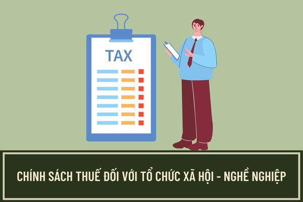 Chính sách thuế đối với tổ chức xã hội nghề nghiệp có phát sinh nghĩa vụ thuế từ hoạt động nghiên cứu đề tài khoa học thế nào?