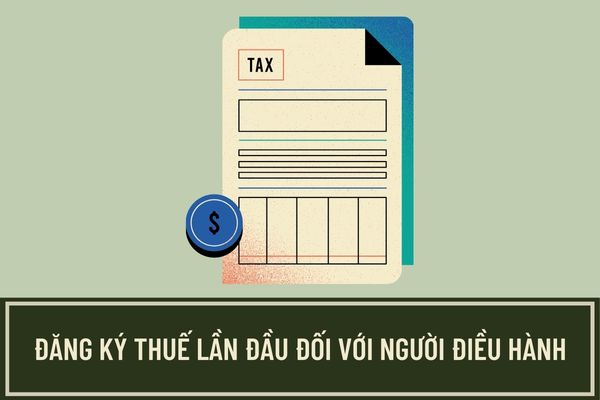 Thủ tục đăng ký thuế lần đầu đối với người điều hành được quy định như thế nào? Thời gian giải quyết hồ sơ đăng ký thuế là bao lâu?