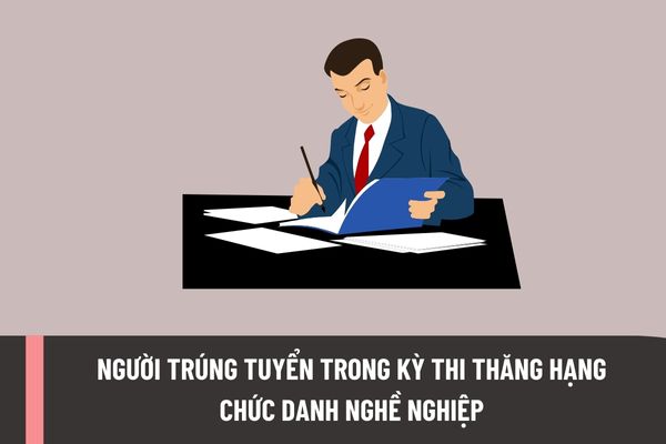 Người trúng tuyển trong kỳ thi thăng hạng chức danh nghề nghiệp được xác định như thế nào theo quy định hiện nay?