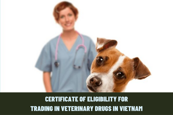 What are the procedures for granting the Certificate of eligibility for trading in veterinary drugs in Vietnam in 2023?