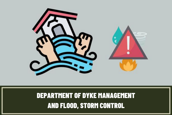 Vietnam: Which agency is the Department of Dyke Management and Flood, Storm Control affiliated? What are the advisory organizations of the Department of Dyke Management and Flood, Storm Control?