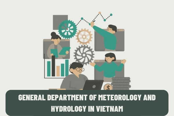 What is the organizational structure of the General Department of Meteorology and Hydrology under the Ministry of Natural Resources and Environment of Vietnam?