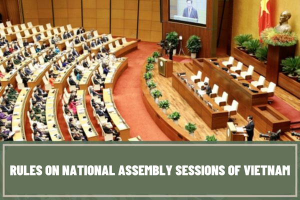 When does the National Assembly of Vietnam hold an extraordinary session? Are National Assembly deputies obligated to attend all sessions of the National Assembly?