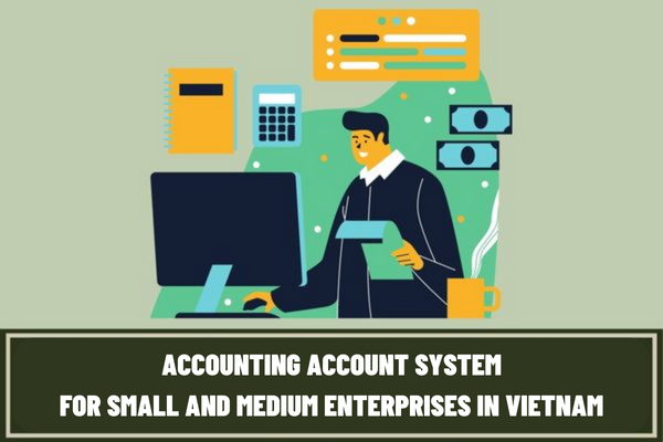 What is the current list of accounting account system for small and medium enterprises in Vietnam?