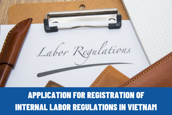 What documents are required for registration of internal labor regulations in Vietnam? What is the deadline for submission of the application for registration of internal labor regulations in Vietnam?