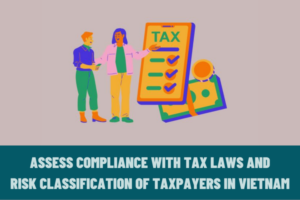 How many steps are taken to assess the compliance with tax laws and risk classification of taxpayers in Vietnam?