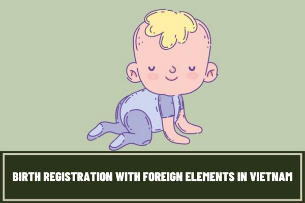 Vietnam: What is the guidance on the procedures for birth registration with foreign elements at district level from April 10, 2023?