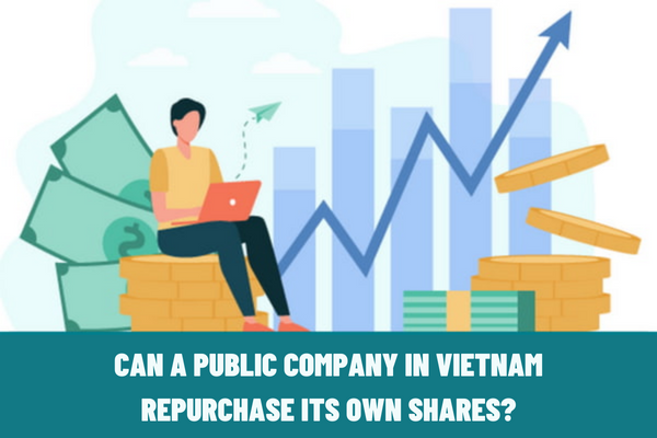 Can a public company in Vietnam repurchase its own shares? How is securities trading implemented?