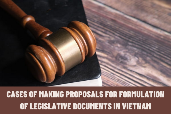 Which legislative documents is Ministry of Transport of Vietnam in charge of drafting and promulgating? What are the cases of making proposals for the formulation of legislative documents?