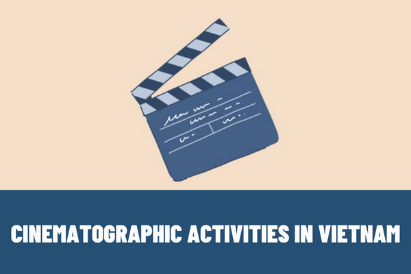 Which activities are included in the cinematographic activities according to the law? Which cinematographic activities are encouraged to participate by the State of Vietnam?