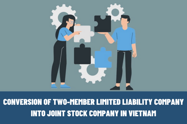 Vietnam: Can a two-member limited liability company be converted into a joint stock company without raising capital?