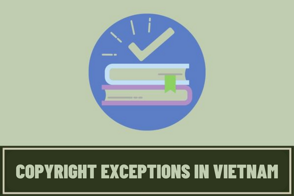 What are the copyright exceptions in Vietnam according to the current regulations?