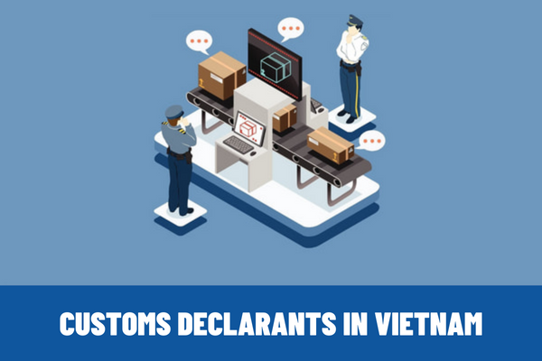 Who are the customs declarants in Vietnam? Who is required to follow customs procedures and subjected to customs inspection and supervision?