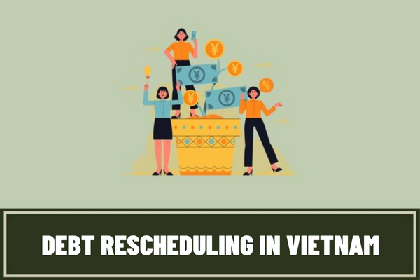 On what basis does the credit institution in Vietnam consider deciding whether the debt rescheduling is necessary? Will the periods of loan principal and interest repayment be imposed by the credit institution?