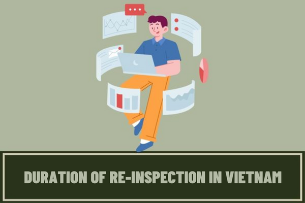 What is the duration of re-inspection in Vietnam? What are the tasks and powers of chiefs of inspectorates in charge of re-inspection?